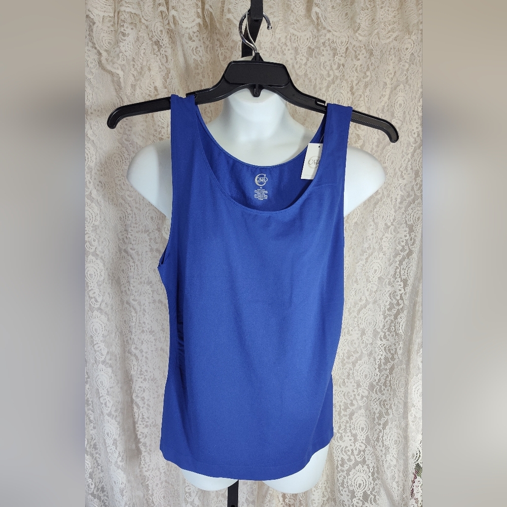 Body Smoothing Tank top layering bright clemist Blue